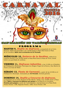 Programa de Carnaval San Martín de Valdeiglesias