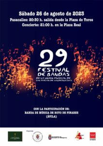Cartel del 29º Festival de Bancas de Música