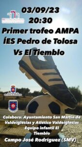 Trofeo infantil fútbol AMPA IES Pedro de Tolosa