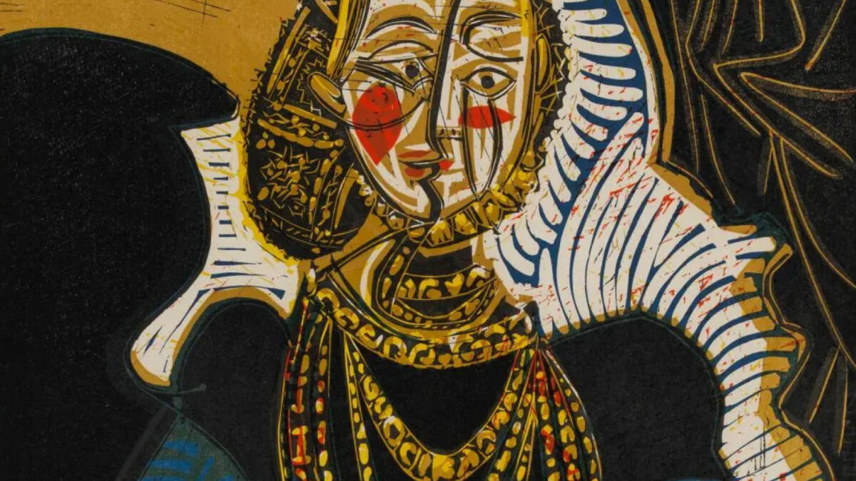 Cuadro "Retrato de una dama" de Pablo Picasso.