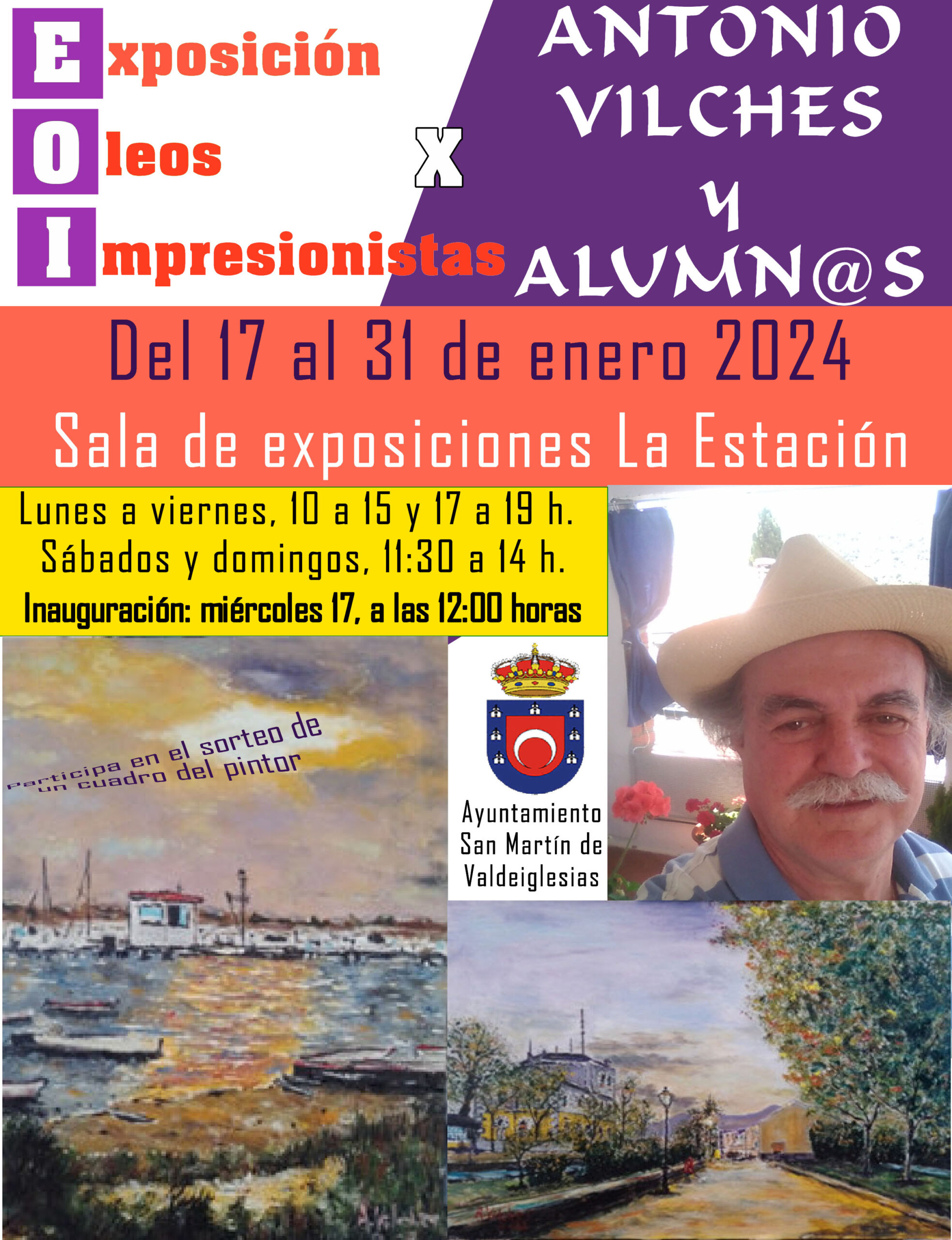 Exposición Antonio Vilches y alumns San Martín de Valdeiglesias