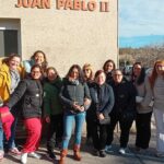 Asistentes al curso ayudante de cocina para colectividades, en su visita a la residencia Juan Pablo II